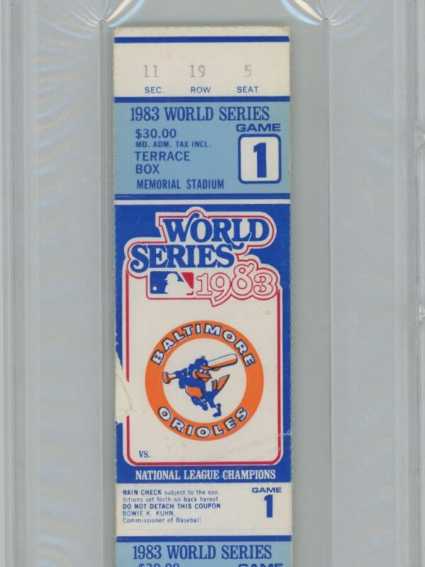 1983 CAL RIPKEN HISTORICAL ACHIEVMENTS CAL RIPKEN JR. CAL RIPKEN 1983 WORLD