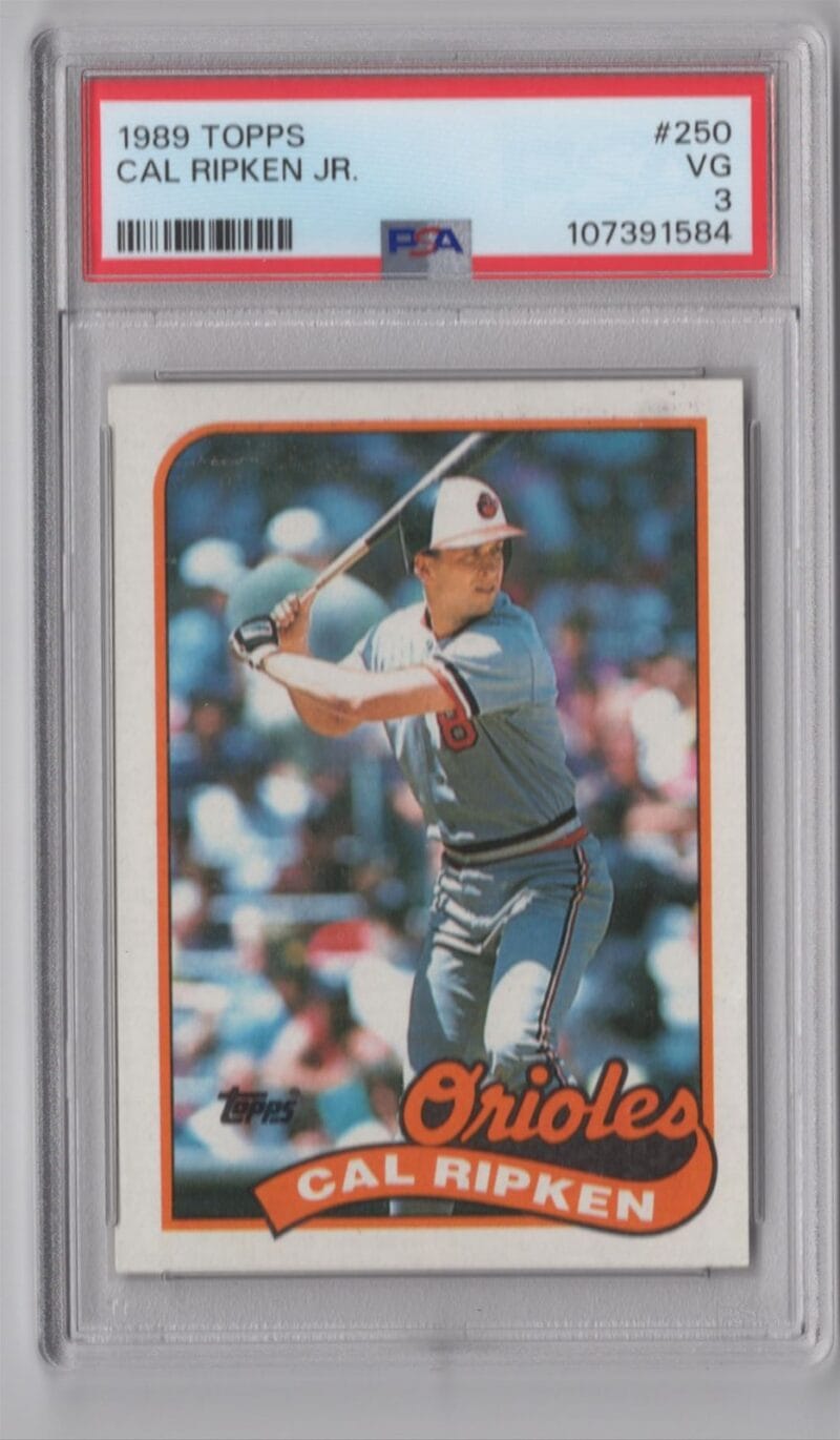 1989 TOPPS CAL RIPKEN 20.00 3 BALTIMORE ORIOLES #250