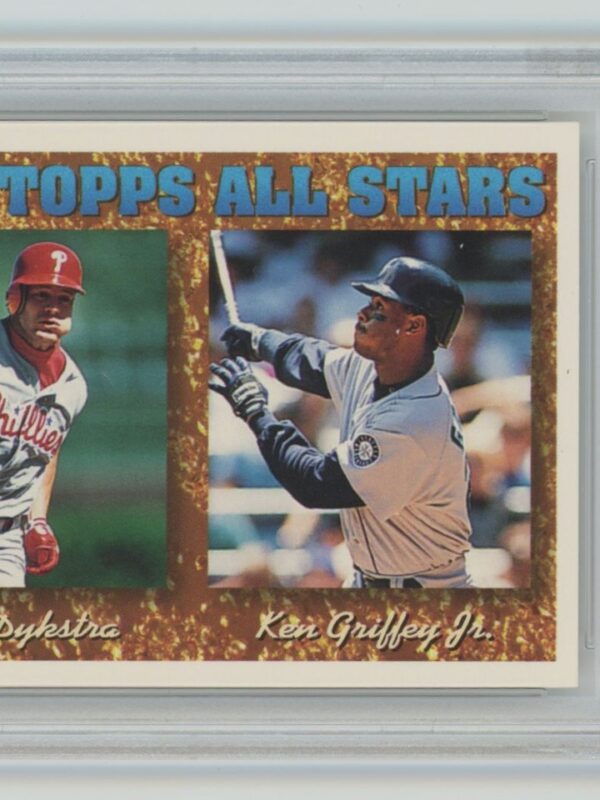 1994 TOPPS LENNY DYKSTRAKEN GRIFFEY JR PSA 9 PHILADELPHIA PHILLIESSEATTLE 286740692416