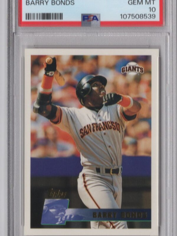 1996 TOPPS BARRY BONDS PSA 10 SAN FRANCISCO GIANTS #300 PERFECT PSA 10