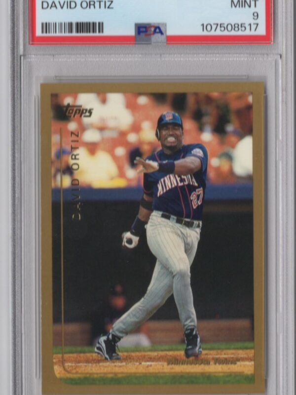 1999 TOPPS TOPPS GOLD DAVID ORTIZ PSA 9 MINNESOTA TWINS #291 LOW POP