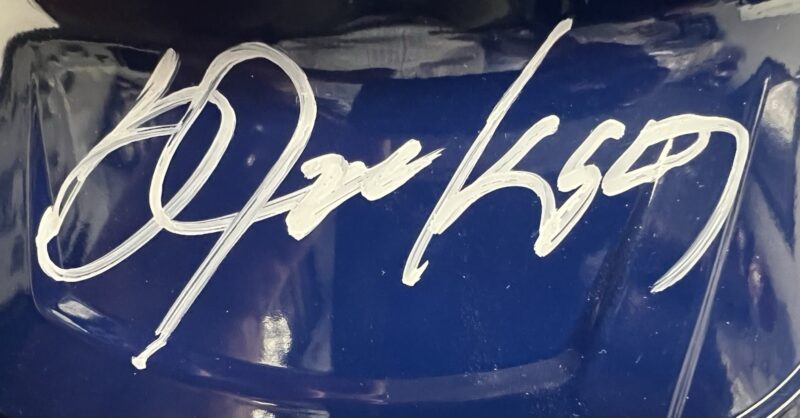 Bo Jackson Autographed Kansas City Royals Rawlings MLB Helmet - Image 8