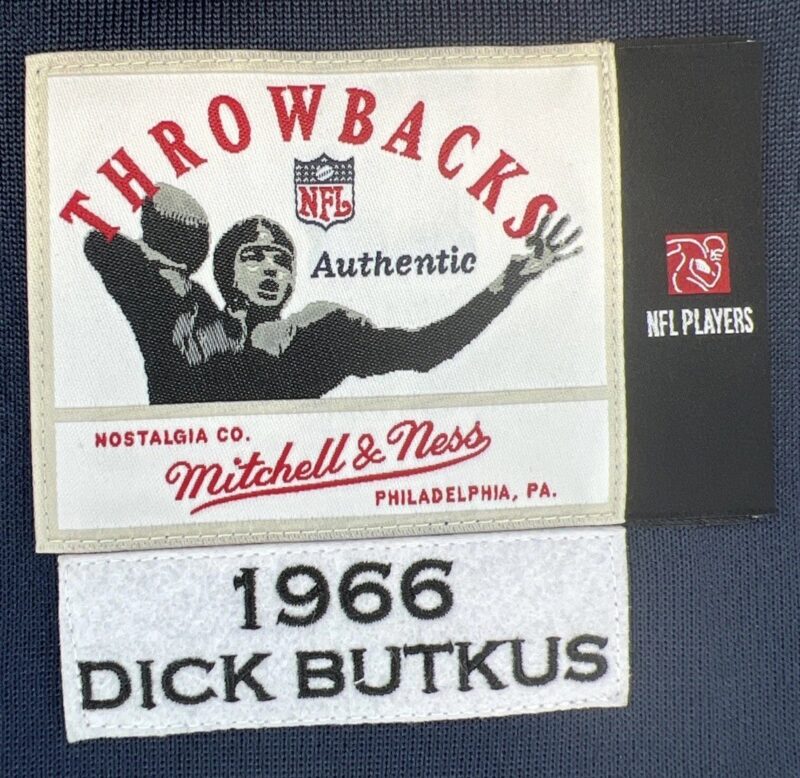 Dick Butkus Autographed Mitchell & Ness NFL Jersey - Image 7