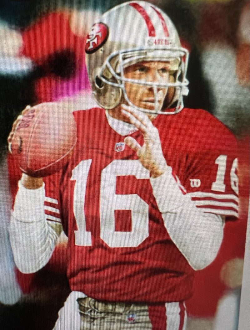Joe Montana Rare inscription "I left my heart in San Francisco" Jersey - Image 3