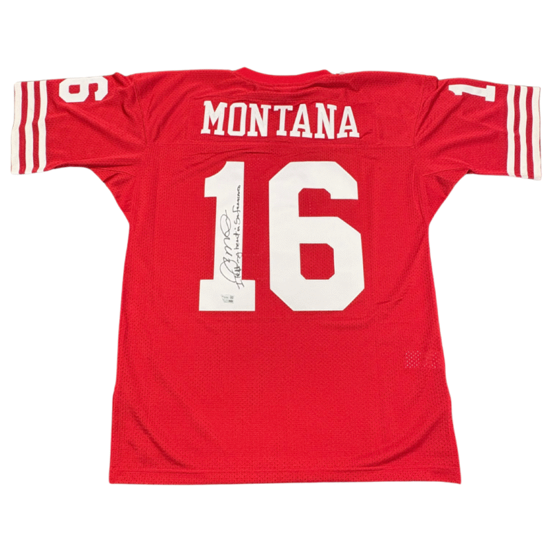 Joe Montana Rare inscription "I left my heart in San Francisco" Jersey - Image 10