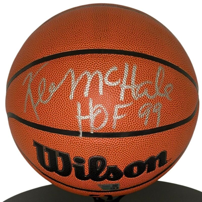 Kevin McHale Boston Celtics Autographed Wilson NBA Basketball (FANATICS CERT.) - Image 3