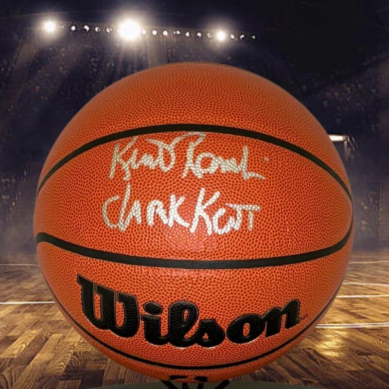 Kurt Rambis Los Angeles Lakers Autographed Wilson NBA Basketball (BECKETT)