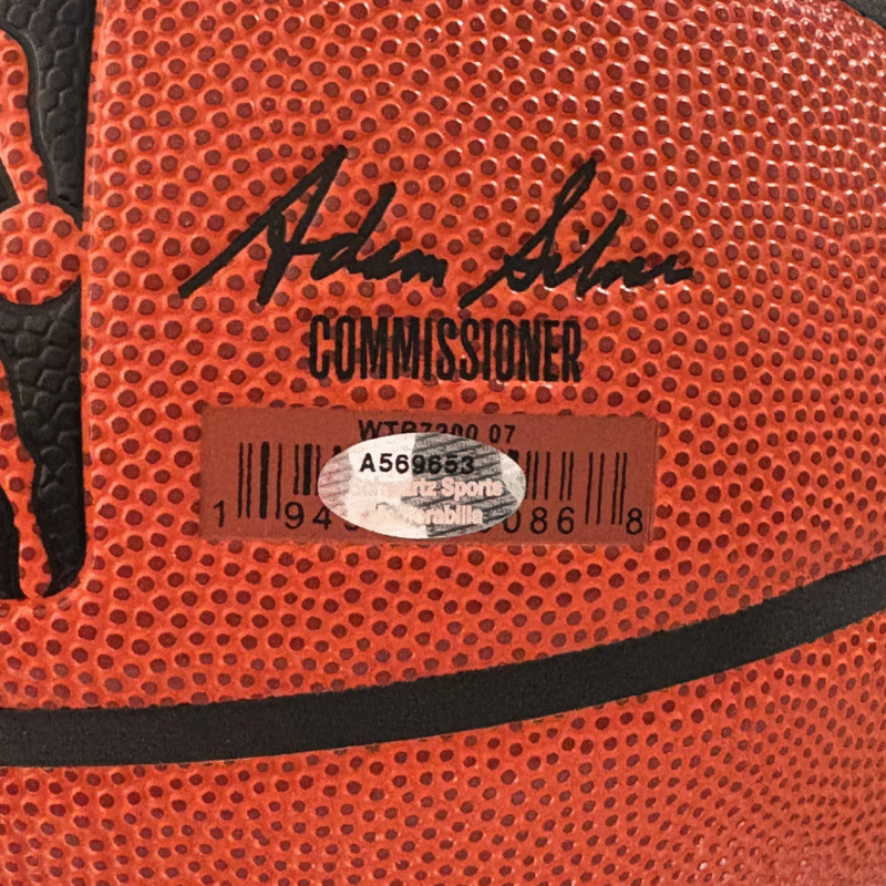 Los Angeles Lakers Jerry West Autographed Basketball Inscribed "The Logo" - Image 6