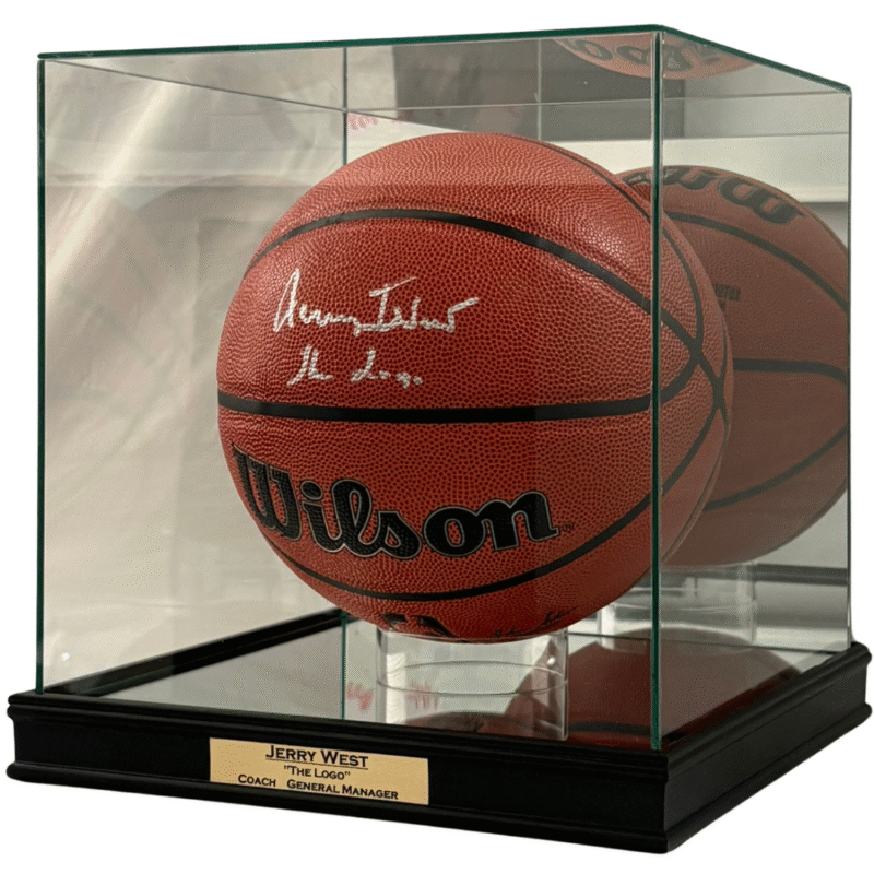 Los Angeles Lakers Jerry West Autographed Basketball Inscribed "The Logo" - Image 7