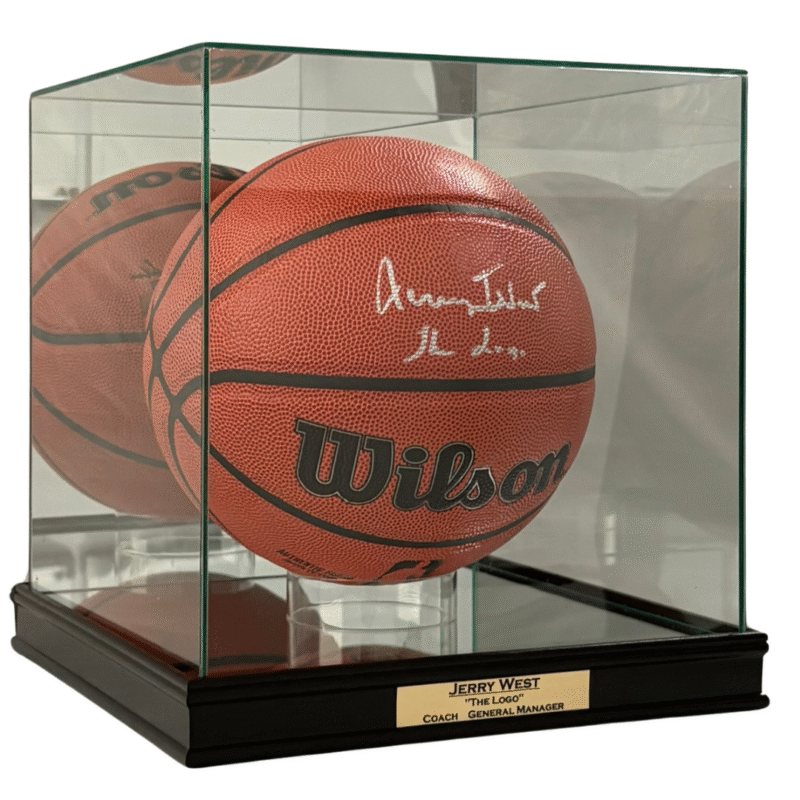 Los Angeles Lakers Jerry West Autographed Basketball Inscribed "The Logo" - Image 8