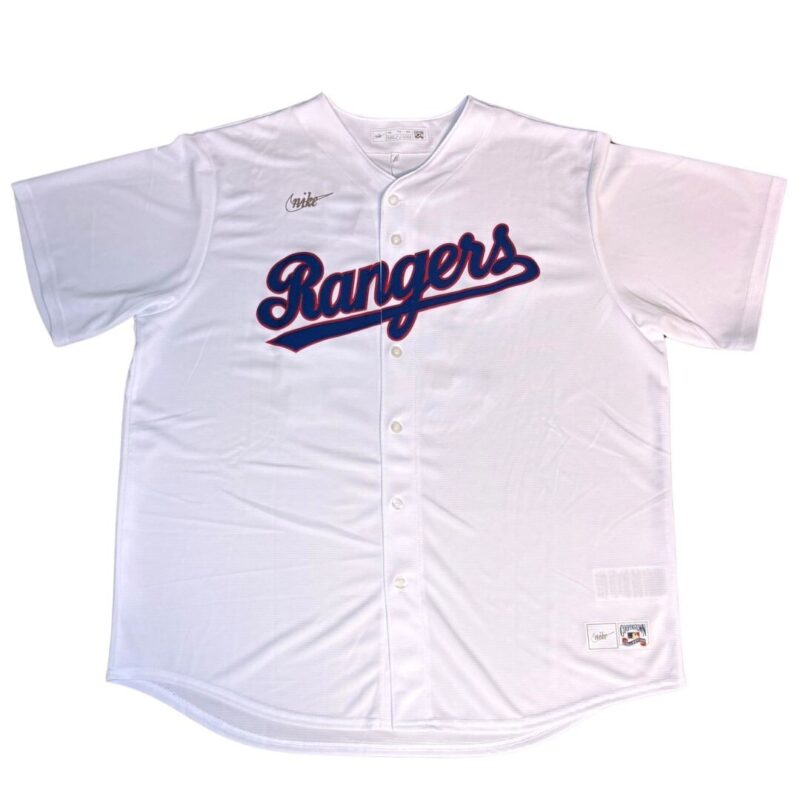 NOLAN RYAN AUTOGRAPHED SIGNED TEXAS RANGERS NIKE JERSEY - Image 4