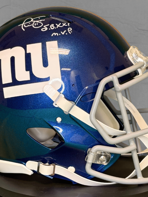 Phil Simms Autographed on-field New York Giants NFL Helmet with Inscription