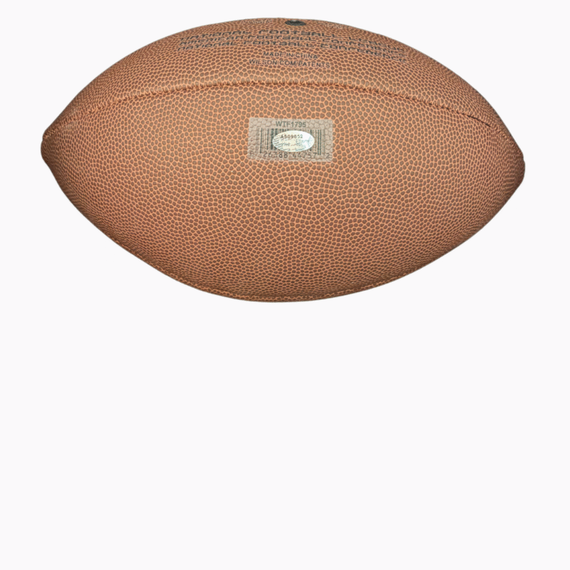 Pittsburg Steelers “Mean” Joe Greene Autographed NFL Game ball Inscribed HOF 87 - Image 6