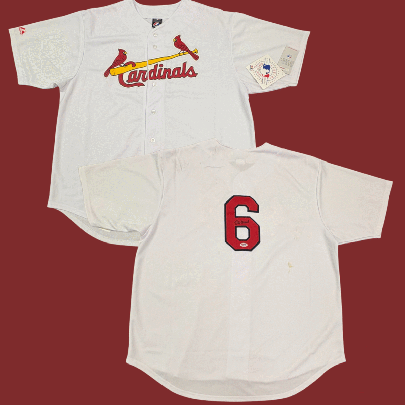 Stan Musial Autographed Signed St Louis Cardinals Jersey 286534279966 2