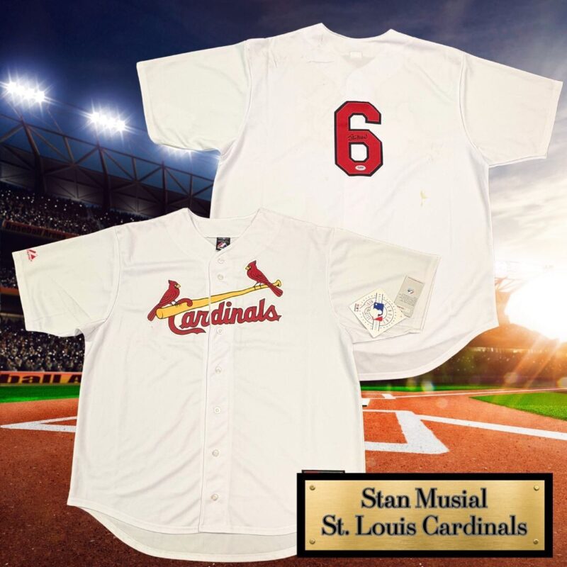Stan Musial Autographed Signed St Louis Cardinals Jersey 286534279966