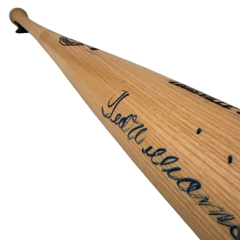 Ted Williams Autographed Louisville Slugger MLB Bat w/ Display Case (PSA) - Image 14