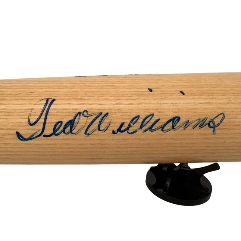 Ted Williams Autographed Louisville Slugger MLB Bat w/ Display Case (PSA) - Image 6
