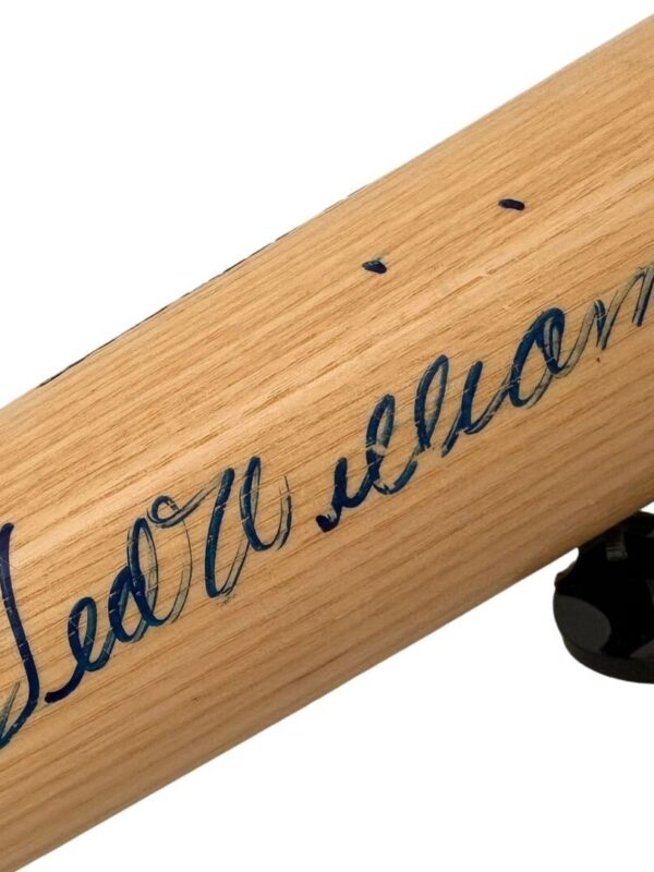 Ted Williams Autographed Louisville Slugger MLB Bat w/ Display Case (PSA)