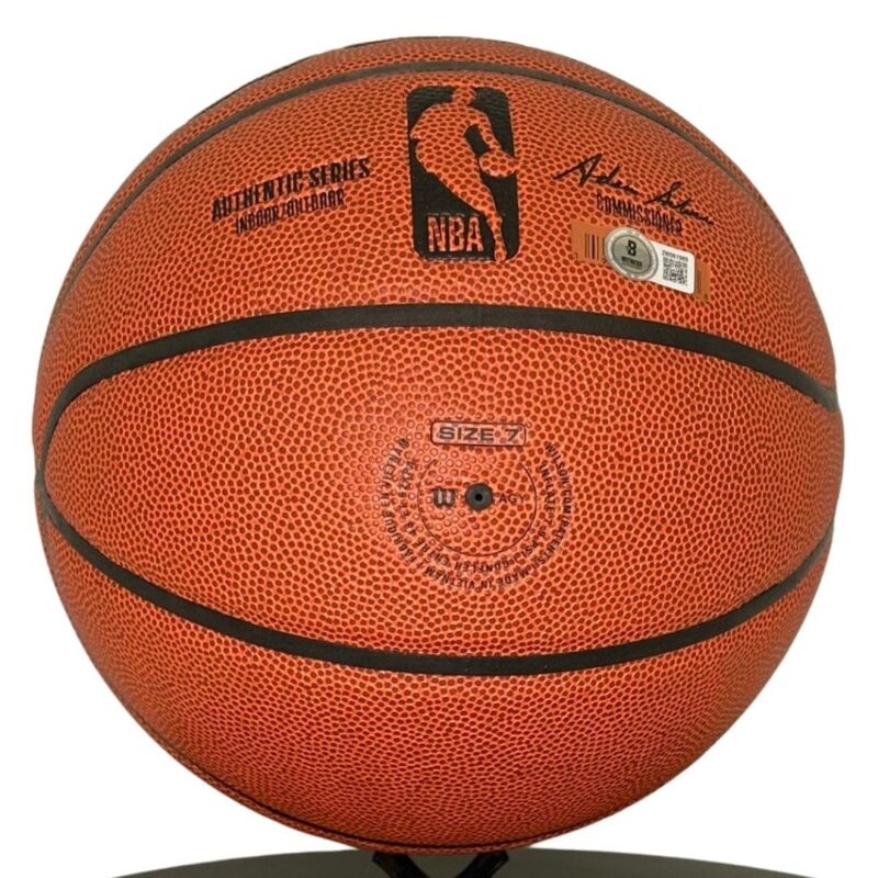 Walt Frazier New York Knicks Autographed Wilson NBA Basketball (BECKETT) - Image 4