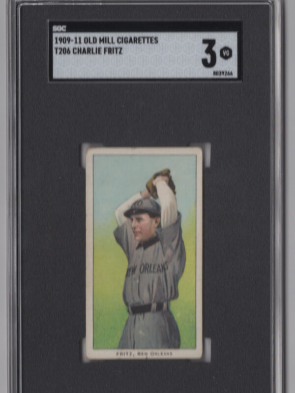 1909 OLD MILL WHITE BORDER CHARLIE FRITZ SGC 3 NEW ORLEANS