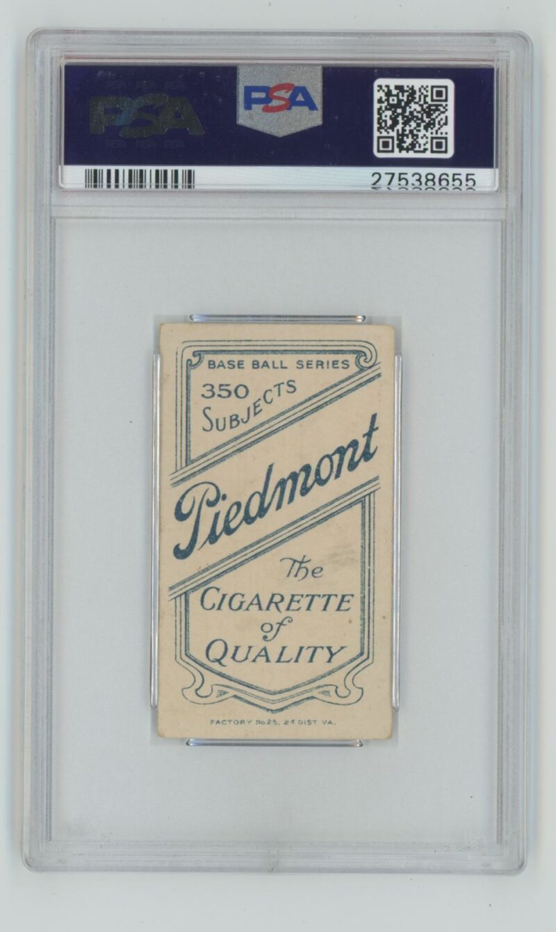 1909 PIEDMONT WHITE BORDER CHARLEY O'LEARY PSA 5 DETROIT POP 3 ONLY 6 HIGHER - Image 3