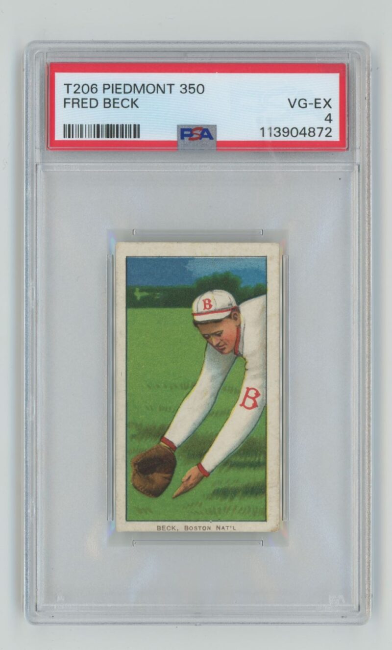 1909 WHITE BORDER FRED BECK "SAVE SELLER"TO FOLLOW POPS SPORTS AUTHORITY ON EBAY