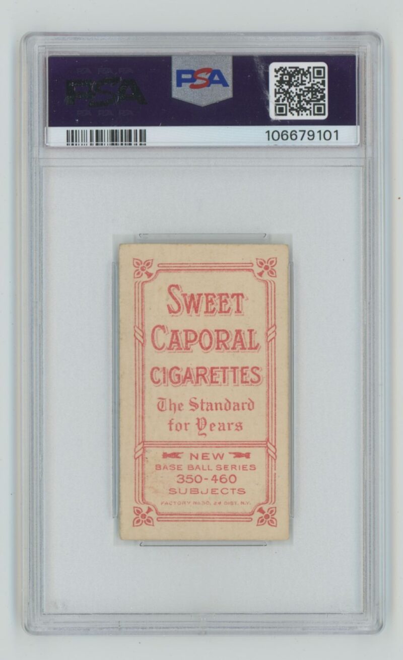 1909 WHITE BORDER HAL CHASE 106679101 PSA 5 NEW YORK POP 3 ONLY 2 HIGHER 286720039507 2