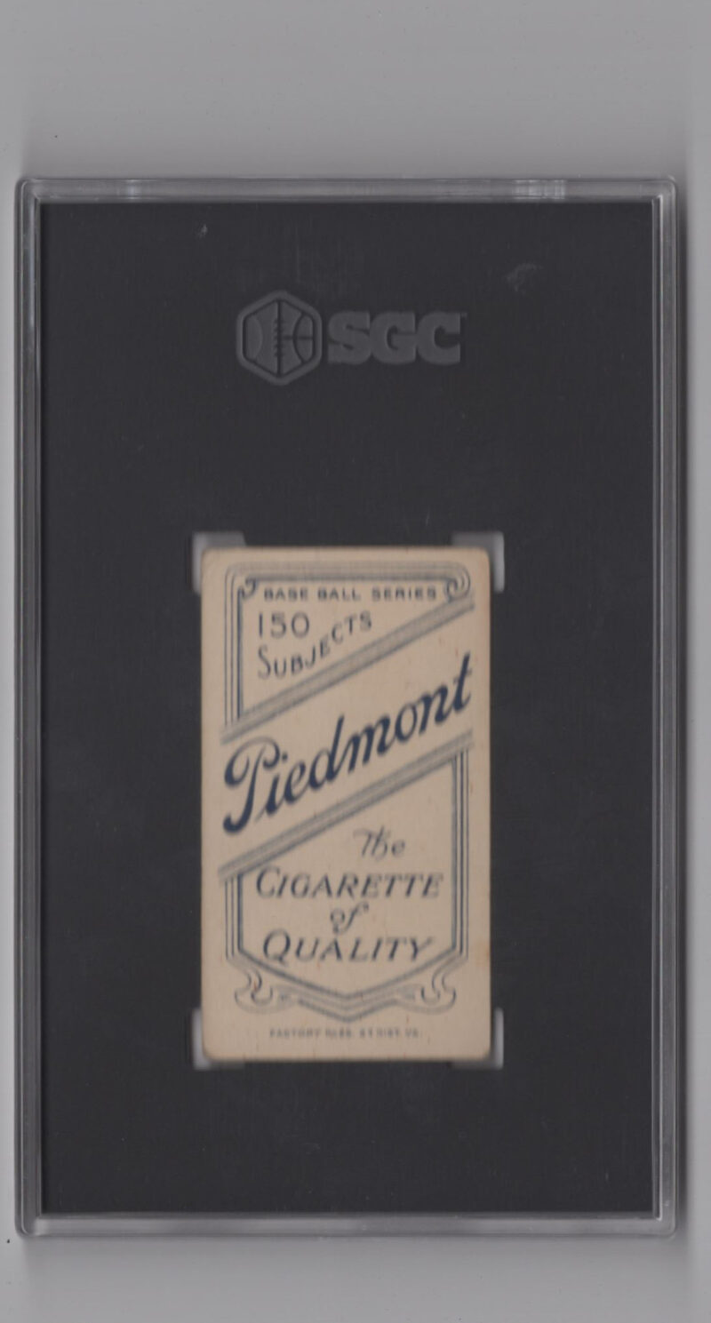 1909 WHITE BORDER HAL CHASE SGC 3 NY AMERICANS PORTRAIT, PINK BACKGROUND - Image 3
