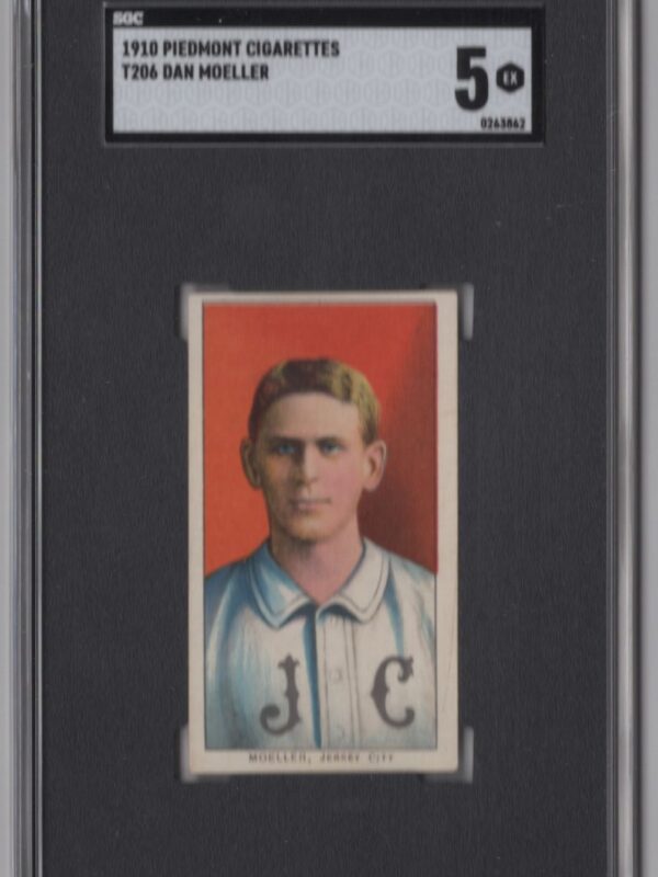 1910 PIEDMONT WHITE BORDER DAN MOELLER SGC 5 JERSEY CITY