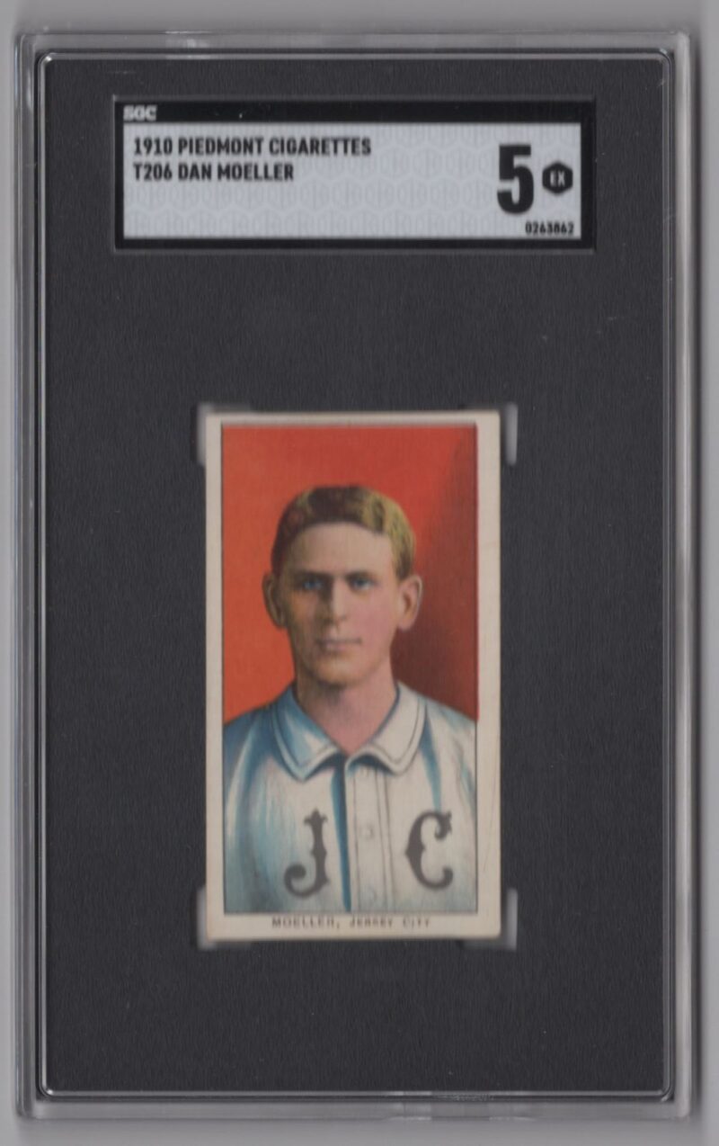 1910 PIEDMONT WHITE BORDER DAN MOELLER SGC 5 JERSEY CITY