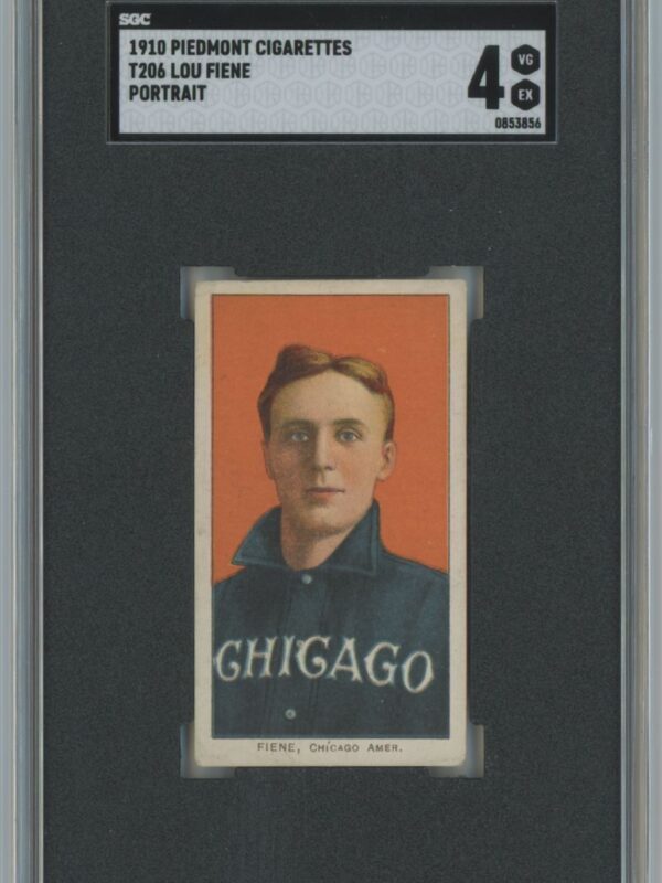 1910 PIEDMONT WHITE BORDER LOU FIENE SGC 4 CHICAGO PORTRAIT