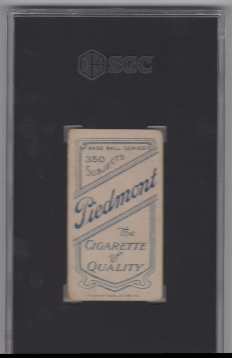 1910 PIEDMONT WHITE BORDER LUCKY WRIGHT SGC 2.5 TOLEDO MUD HENS #2 - Image 3