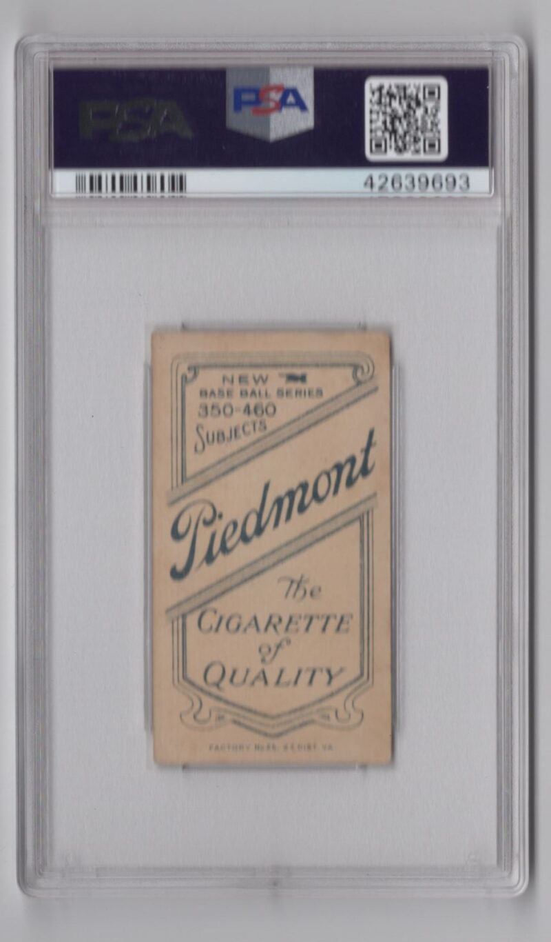 1910 PIEDMONT WHITE BORDER WILDFIRE SHULTZ PSA 4 CHICAGO TOTAL POP 36 286512200567 2