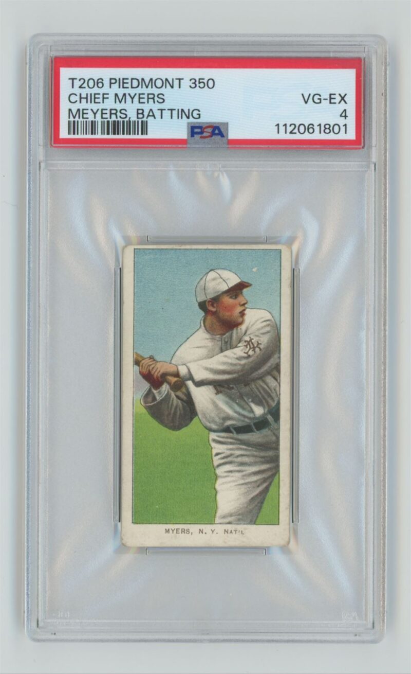 1911 PIEDMONT WHITE BORDER CHIEF MYERS PSA 4 NEW YORK 286667043717