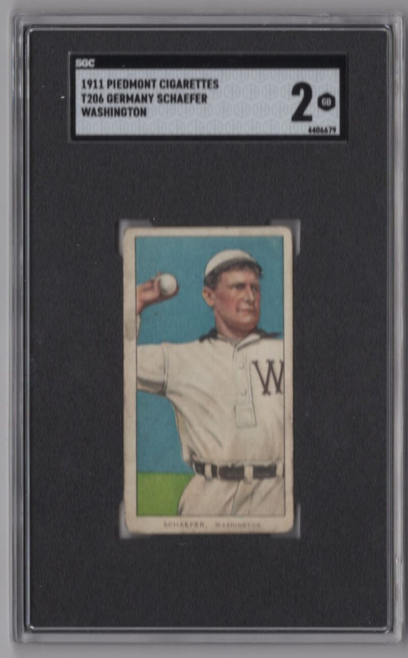 1911 PIEDMONT WHITE BORDER GERMANY SCHAEFER SGC 2 WASHINGTON WASHINGTON