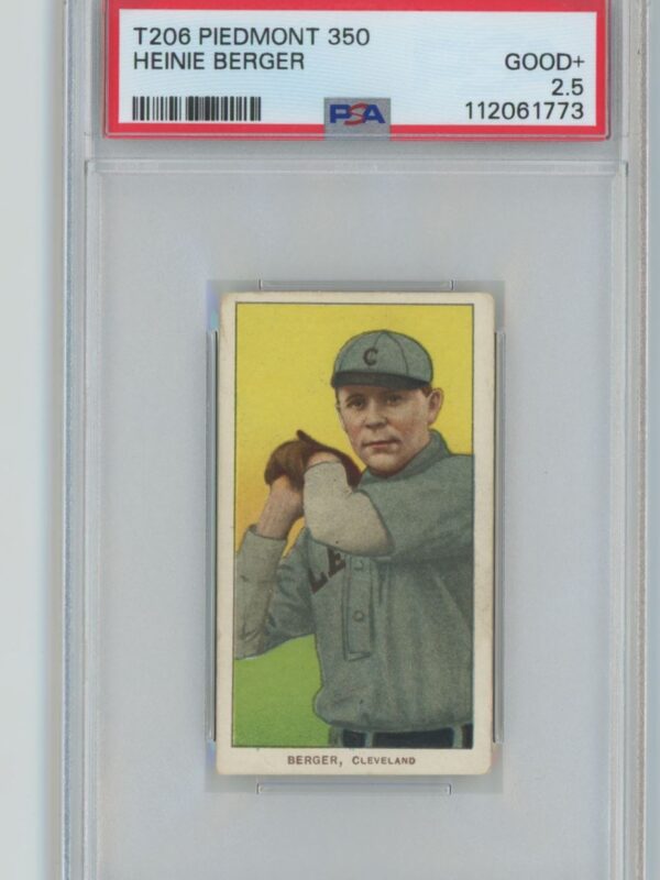 1911 PIEDMONT WHITE BORDER HEINIE BERGER PSA 2.5 CLEVELAND