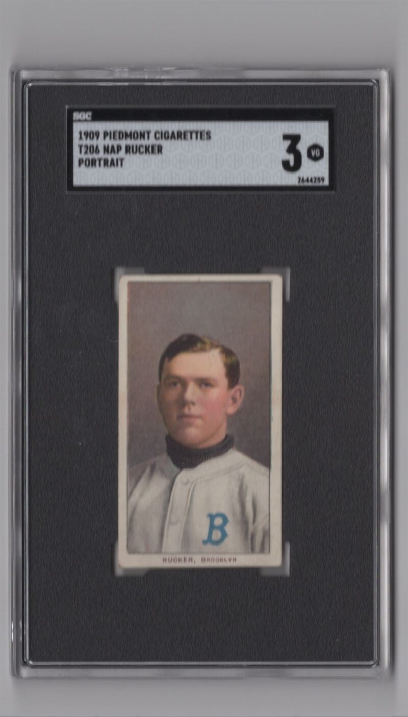 1911 PIEDMONT WHITE BORDER NAP RUCKER SGC 3 BROOKLYN 286512232407