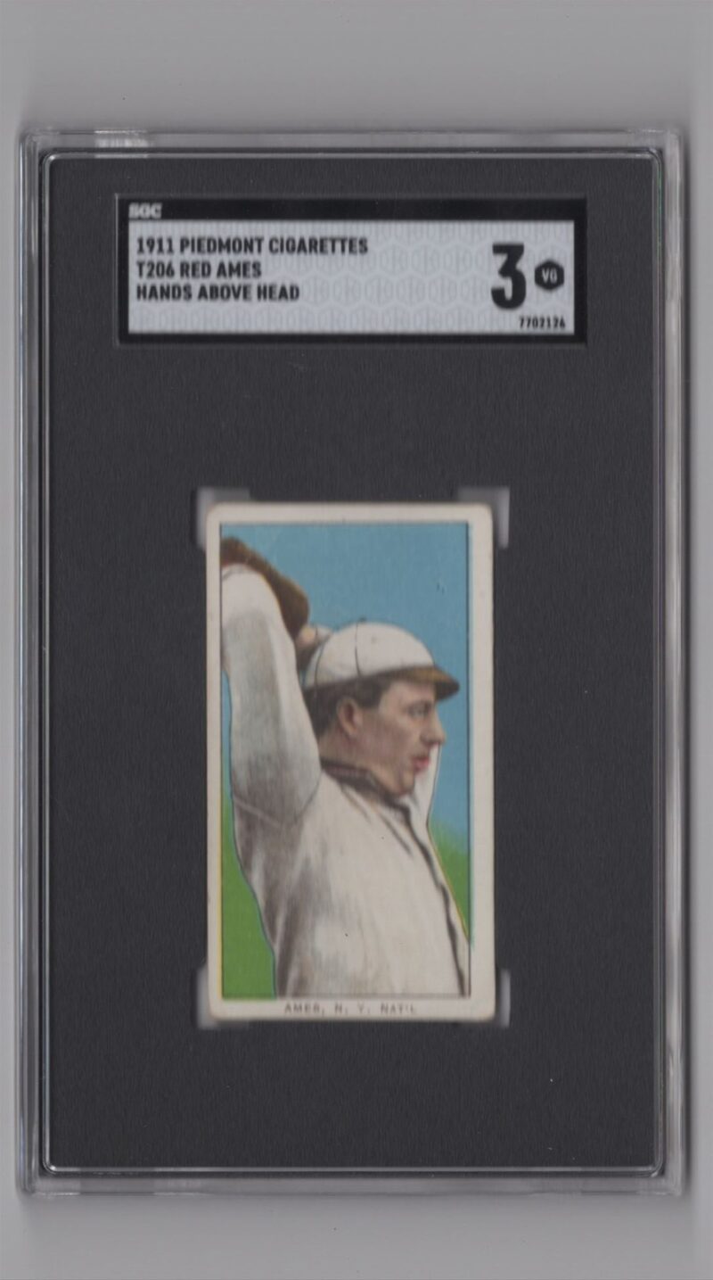 1911 PIEDMONT WHITE BORDER RED AMES SGC 3 NEW YORK 286512194727