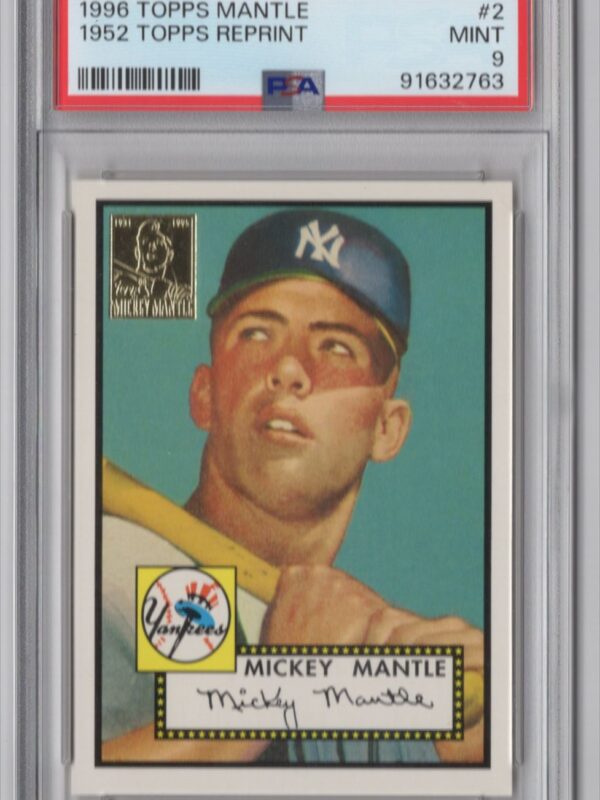 1959 TOPPS REPRINT MICKEY MANTLE PSA 9 NEW YORK YANKEES #2