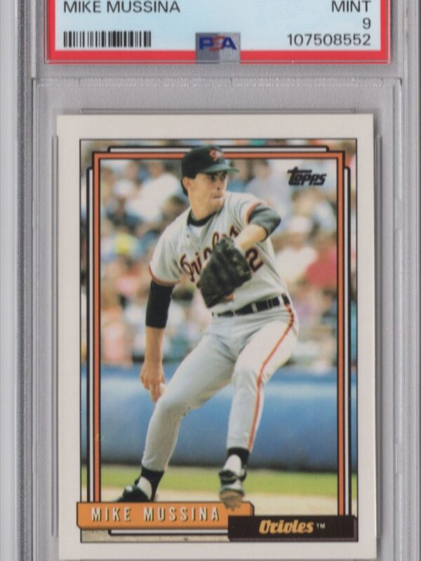 1988 TOPPS MIKE MUSSINA PSA 9 BALTIMORE ORIOLES #242