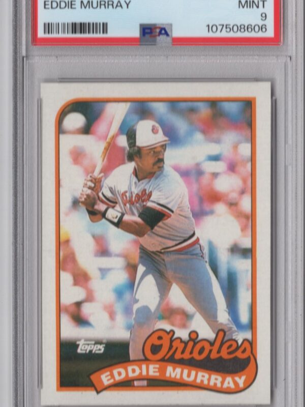 1989 TOPPS EDDIE MURRAY PSA 9 BALTIMORE ORIOLES #625 POP 39