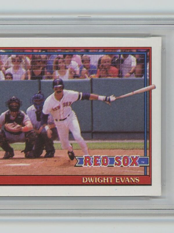 1991 TOPPS DWIGHT EVANS PSA 7 BOSTON RED SOX #155