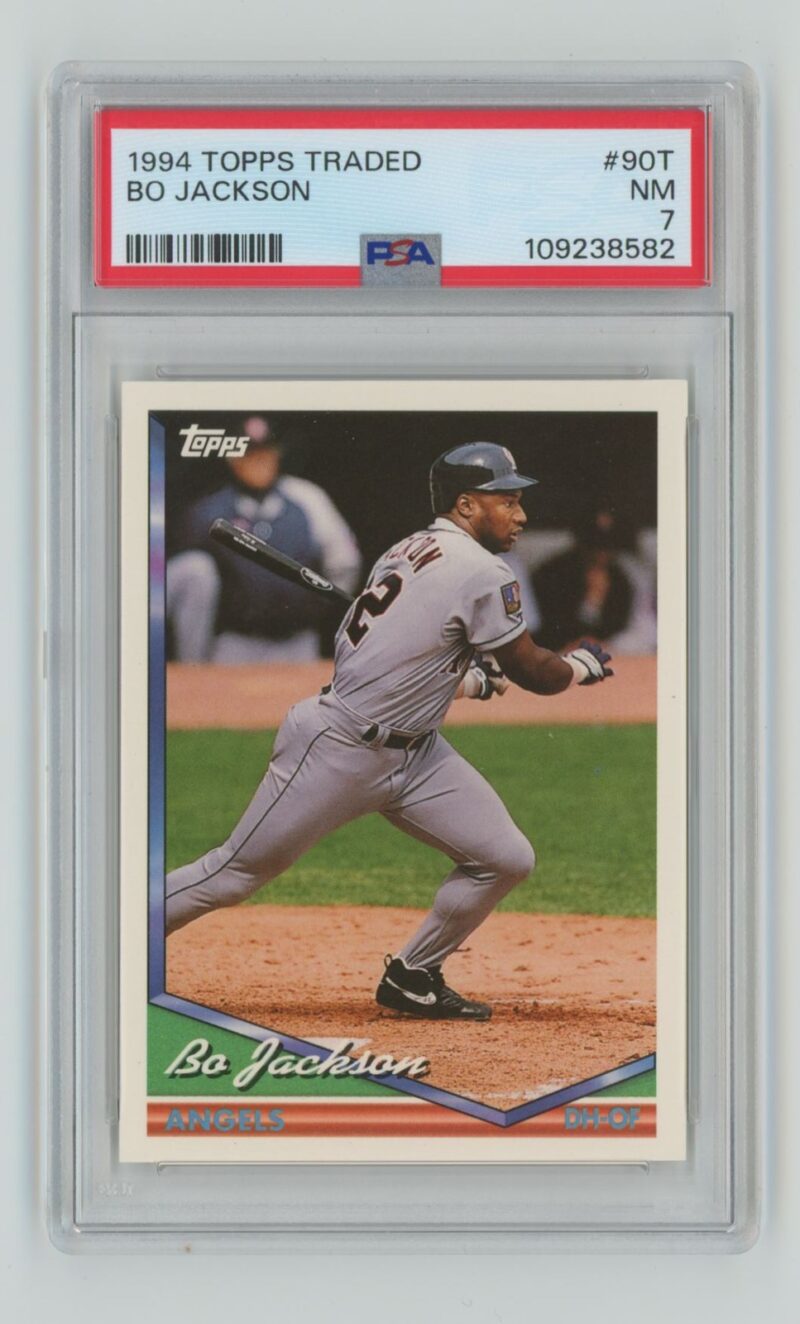 1994 TOPPS BO JACKSON PSA 7 CHICAGO WHITE SOX #90T TOTAL POP 56