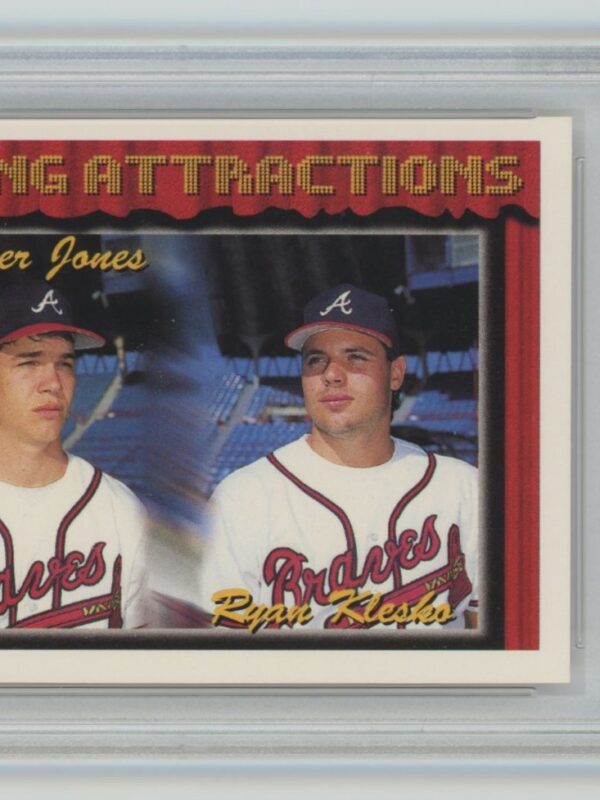 1994 TOPPS CHIPPER JONESRYAN KLESKO PSA 6 ATLANTA BRAVES 777 286740727177