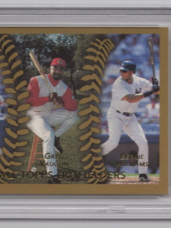 1999 TOPPS GOLD VLADIMIR GUERRERO GREG VAUGHN BERNIE WILLIAMS PSA 9 MONTREAL