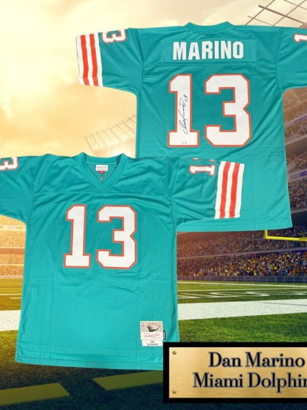 Dan Marino Autographed Miami Dolphins NFL Mitchell & Ness Jersey