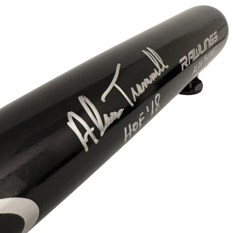 Detroit Tigers Alan Trammell Autographed Rawlings MLB Baseball Bat JSA - Image 14