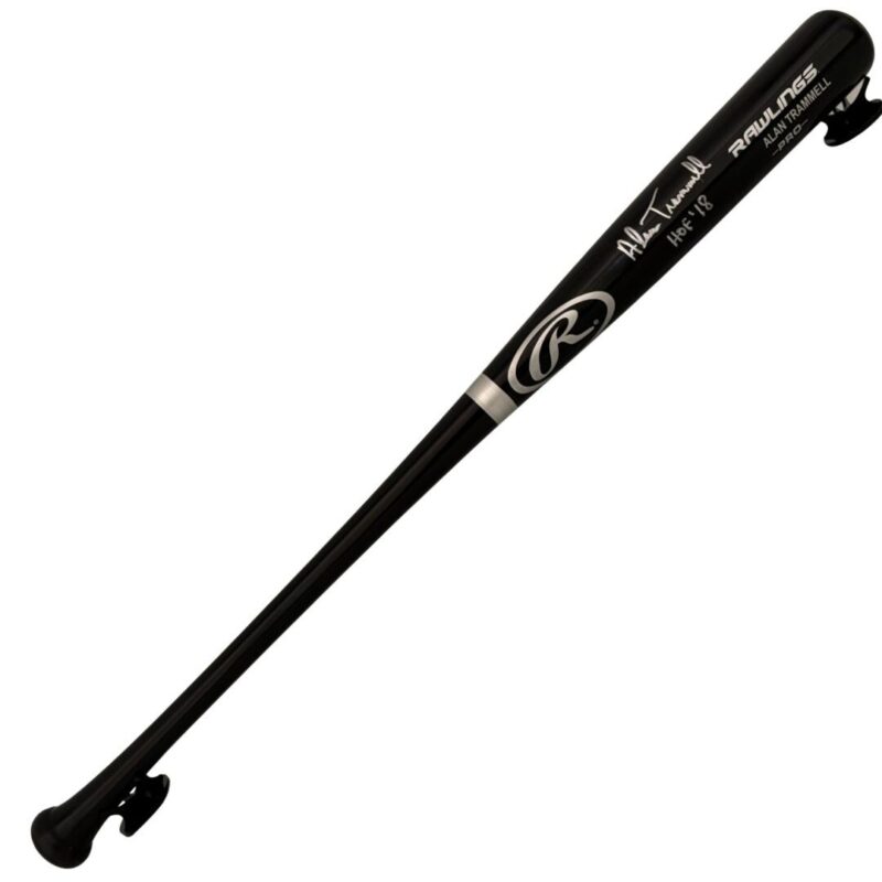 Detroit Tigers Alan Trammell Autographed Rawlings MLB Baseball Bat JSA - Image 3