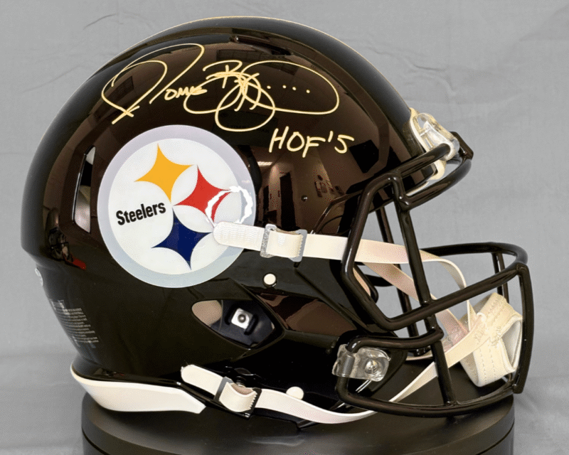 Jerome Bettis Autographed Signed on-field Pittsburgh Steelers NFL Helmet