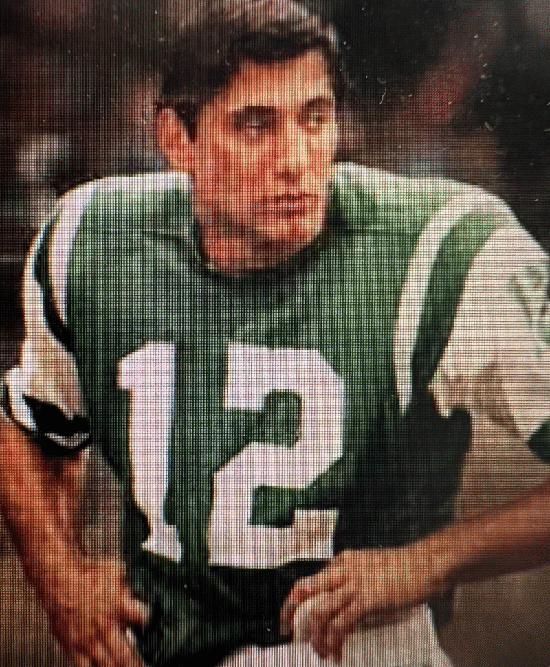 Joe Namath Autographed New York Jets NFL Mitchell & Ness Jersey - Image 4